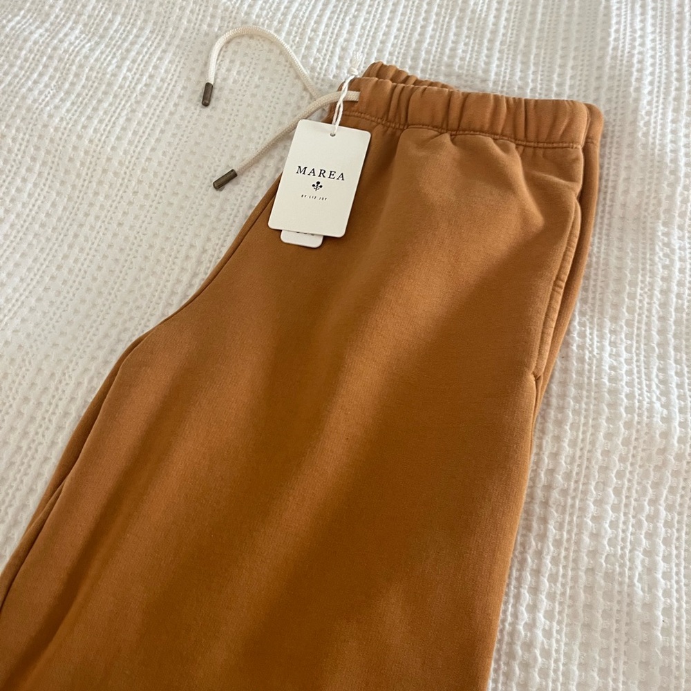 Marea vintage fleece caramel joggers - Picture 5 of 6